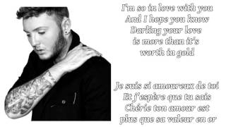 James Arthur  Say You Wont Let Go ║ Lyrics amp Traduction en Français [upl. by Nanyk]