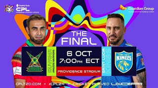 LIVE  FINAL  Guyana Amazon Warriors vs St Lucia Kings  CPL 2024 [upl. by Verney]