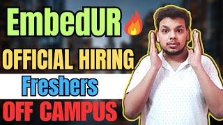 Embedur  Sutherland Hiring 2024 Batch  OFF Campus Drive For 2024  2023 Batch Hiring  Fresher [upl. by Tnecnivleahcim326]