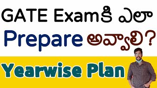 How to prepare for GATE exam in telugu  Yearwise preparation plan  Vamsi Bhavani [upl. by Sarena]