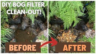 Cleaning Flushing a DIY BOG FILTER [upl. by Eimot]