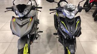 Yamaha Y15ZR V2 amp 135LC V6  Gray 2019 Comparison [upl. by Enilarac]