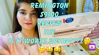 Remington Straightener S9100 REVIEW PRICE  how to straight your hair [upl. by Fredrika690]