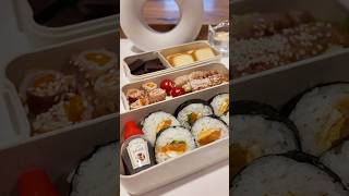 Pack my lunch with me🍣🍱🥢 asmr satisfying bento lunchbox asmrfood healthyfood lifestyle [upl. by Mian]