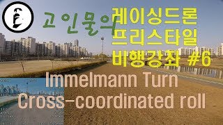 고인물의 레이싱드론 프리스타일 비행강좌 6  이멜만 턴 Immelmann turn 크로스 코디네이티드 롤 crosscoordinated roll [upl. by Astrid741]