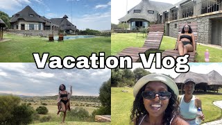 Vacation Vlog🤸🏾‍♂️ Letsatsi Game Lodge UFS Student South African Youtuber [upl. by Ashwin]