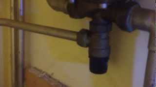 Unvented cylinder discharge pipe leaks from Tundish [upl. by Aland52]