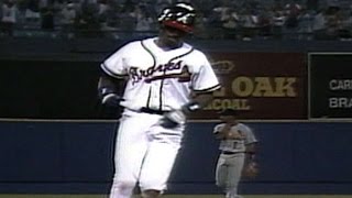 McGriff homers in Braves debut [upl. by Irami878]