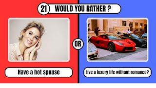 Would You RatherLUXURY EDITION💸💎 35 Hardest Choices🥵 quiz luxury supercars pickonequiz [upl. by Nimaynib]