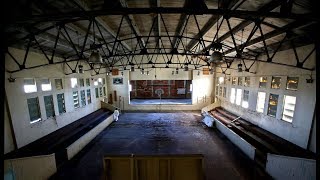 SCARY HAUNTED ABANDONED SCHOOL HEARD FOOTSTEPS BEHIND ME [upl. by Ahsinrad363]