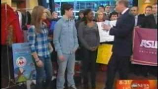 Kelley Missal Eddie Alderson amp Shenelle Edmonds on Good Morning America 011210 [upl. by Kutzenco]