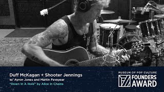 Duff McKagan amp Shooter Jennings  quotDown In A Holequot by Alice In Chains  MoPOP Founders Award 2020 [upl. by Sidnac]