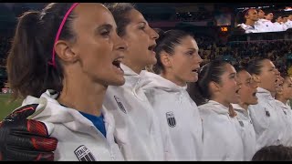 Italy National Anthem  FIFA Womens World Cup 2023 [upl. by Ahsotal]