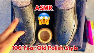 ASMR  Shoe Polishing 100YearOld Techniques  Bet You Fall Asleep [upl. by Eiramana]