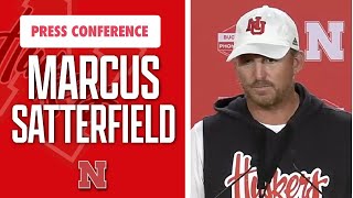 Nebraska Football OC Marcus Satterfield meets with the media on Tuesday during Colorado week I GBR [upl. by Berta]