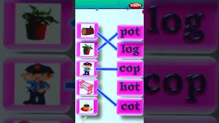 Read and Match  Part6  Match picture with words  Easy Phonetics  English Phonics Learning Video [upl. by Rosie]