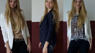 Ich kombiniere  einen Blazer mit MissStyleness [upl. by Otirecul]