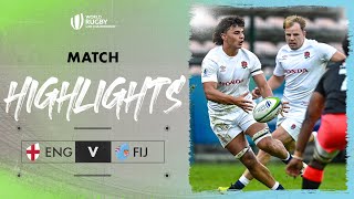 England win in STYLE  England v Fiji  World Rugby U20 Championship 2024 Match Highlights [upl. by Nyrtak]