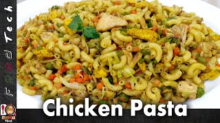 Chicken Pasta Recipes l Chicken And Vegetable Macaroni Recipe l Food Tech [upl. by Adnwahsat]