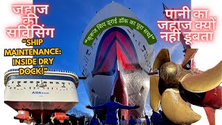 Cruise Ship Dry Dock Ship Maintenance ka Secret [upl. by Grim]