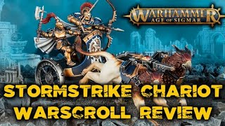 Stormstrike Chariot Warscroll Rewiew Stormcast Eternals AoS [upl. by Malik]