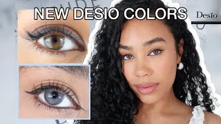 DESIO NEW LAUNCH Bold Grey amp Deep Brown Color Contacts on Brown Eyes  Discount [upl. by Prudhoe]