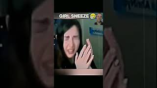 🤣Girl sneeze🤧 camedy [upl. by Fernand403]