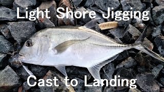 Light Shore Jigging Trevally ショアジギ道場Rocky D Fishing Vol93 [upl. by Nnylkcaj]