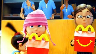 Happy Meal Scene  DESPICABLE ME 4 2024 Movie CLIP HD [upl. by Ahsyek]