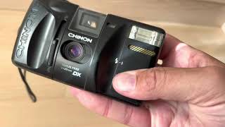 Chinon Auto GL retro 35mm film photo camera review test [upl. by Annim337]