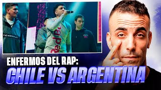 LA NUEVA GOD LEVEL 🌏 ARGENTINA VS CHILE ENFERMOS DEL RAP 🇦🇷🇨🇱 EXHIBICIÓN  Reacción [upl. by Sandro]