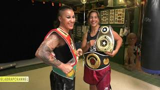 Behind the Scenes Photo Shoot  Geovana Peres vs Lani Daniels II WBO Title Fight [upl. by Aeel]