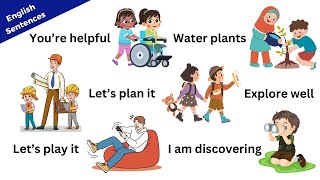 Common Sentences Daily Use  Learn English for Kids Speaking  English Speaking Practice [upl. by Norma]