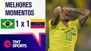 BRASIL SAI NA FRENTE MAS LEVA EMPATE COM GOLAÇO BRASIL 1 X 1 VENEZUELA [upl. by Lebasile577]