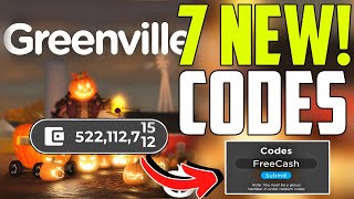 ⚠️HALLOWEEN🎃CODES⚠️ GREENVILLE CODES  GREENVILLE CODES 2024  CODES FOR GRENVILLE [upl. by Silecara]