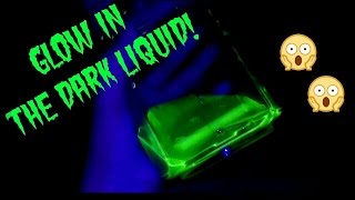 How To Make Fluorescent FluidGlowInTheDark Liquid 🐒 [upl. by Alusru894]