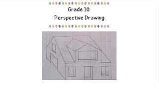 EGD Grade 10 Perspective Drawing page 133 [upl. by Ennovad]