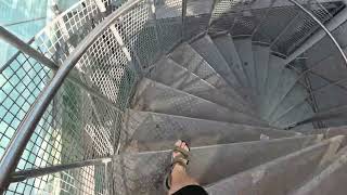 Spiral Staircase In Kalasatama Finland 2024 Relaxing Walk In Helsinki Insta360 AcePro Video 4K60fps [upl. by Ailedamla]