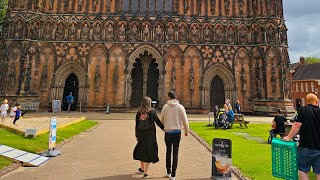 EnglandUK🇬🇧The Walk  Lichfield CathedralBeacon streetLichfield [upl. by Nedmac]