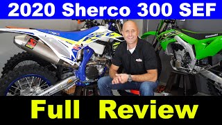 Best 4 Stroke Yet 2020 Sherco 300 SEF Factory Full Review  Dirt Bike [upl. by Etnahsal]