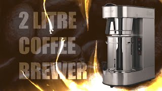 How to use 2 LITRE COFFEE BREWER  ☕︎ [upl. by Wrdna627]