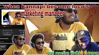 If TVA gennappi » loco marketing manager discord troll reaction ijjathi😅🤣 tva zioncity reaction [upl. by Akyeluz428]