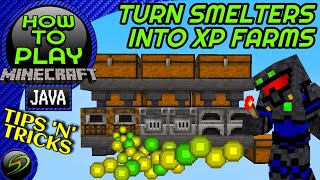 How To Make Furnace XP Farm In Minecraft  Java Edition [upl. by Neeroc]