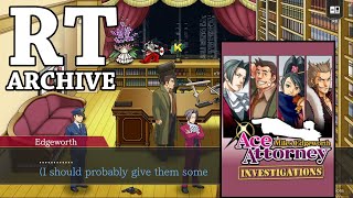 RTGame Streams Ace Attorney Investigations Miles Edgeworth [upl. by Halla]