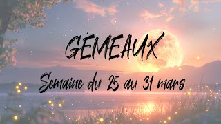 ♊ GÉMEAUX ♊  PLEINE LUNE en Balance et semaine du 25 au 31 mars [upl. by Evelc]