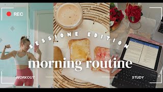 MORNING ROUTINE DA UNIVERSITARIA IN SESSIONE  FC [upl. by Bobinette]