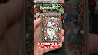 🎅 DAY 10 🎅 DIY 2024 TOPPS HOLIDAY ADVENT CALENDAR adventcalendar baseballcards mlb shorts [upl. by Bajaj196]