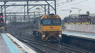 Sydney Trains at Redfern with Indian Pacific [upl. by Fairfield739]