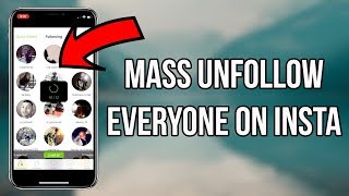 How To Unfollow Everyone On Instagram At Once 2019  Mass Unfollow Everyone App For Instagram [upl. by Hedelman563]