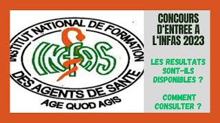 Concours DEntrée A LINFAS 2023  Comment Vérifier Si Les Résultats Sont Disponibles [upl. by Ecinwahs608]